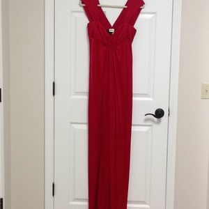 BCBGMaxzria Red Evening Gown